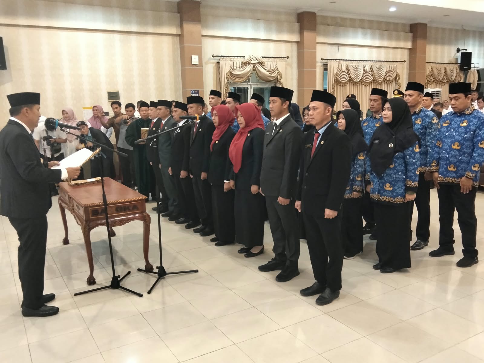 Bupati Fery Lantik 29 Pejabat Baru, 8 Kepala OPD, Ini Nama-namanya   