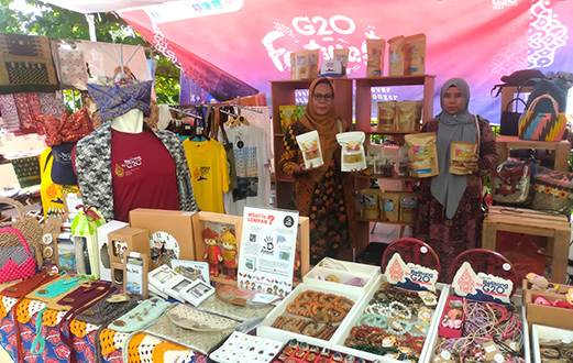 Produk Mitra Binaan PT Timah Tbk Tampil di Expo UMKM G20 di Pulau Belitung