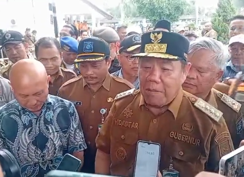 Ini Respon Gubernur Hidayat Atas Tuntutan Massa Aliansi Masyarakat Penambang Babel 