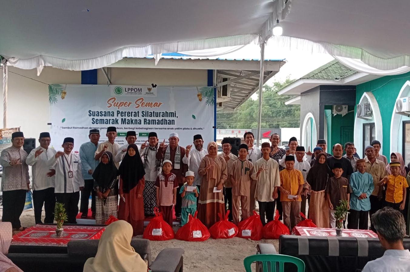 MUI, LPPOM Babel Sukses Gelar Super Semar 1447 H dan Berbagi Bersama 40 Yatim Piatu dan Dhuafa
