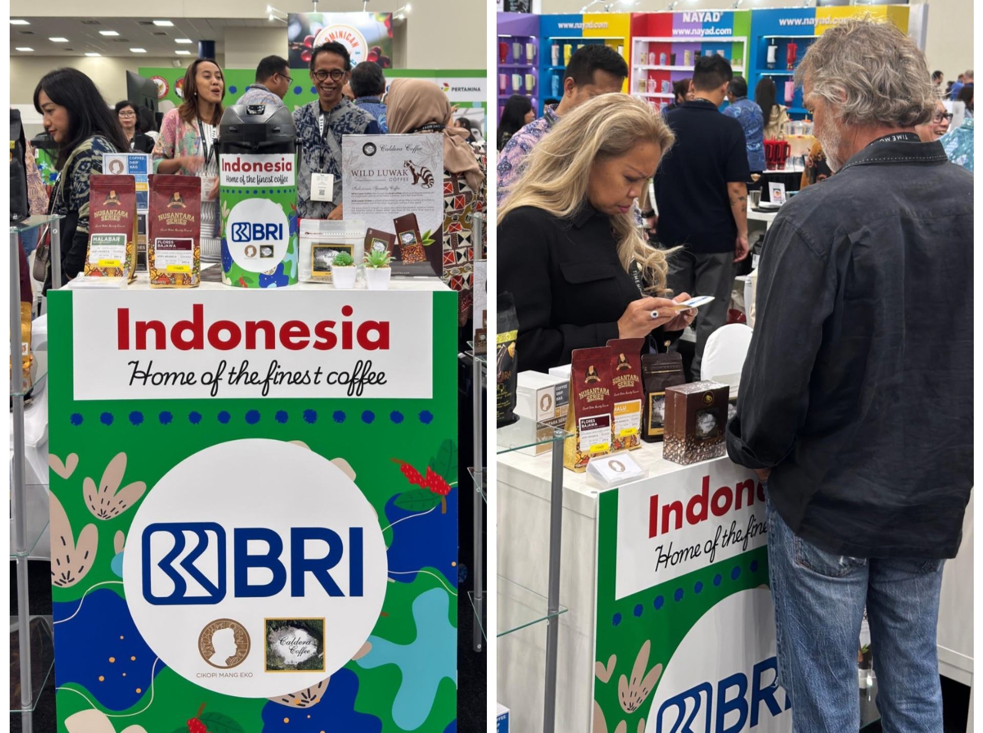 Tampil di Pameran Kopi Dunia di Amerika Serikat, UMKM Kopi Binaan BRI Tembus Pasar Internasional