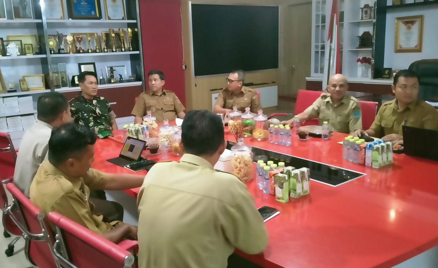 Bupati Fery Bertemu Danrem 045/Garuda Jaya, Bahas Rencana Pembentukan Kodam Babel