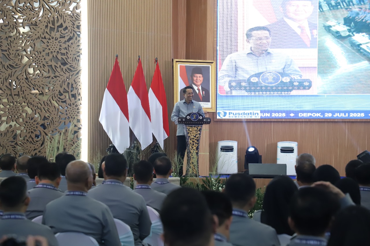 Auditorium Pengayoman Pancasila BPSDM Hukum Diresmikan Menteri Hukum