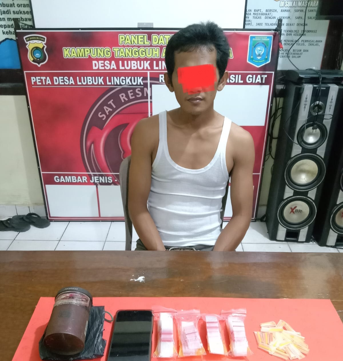 Gerebek Kontrakan di Nibung, 27 Paket Sabu Diamankan