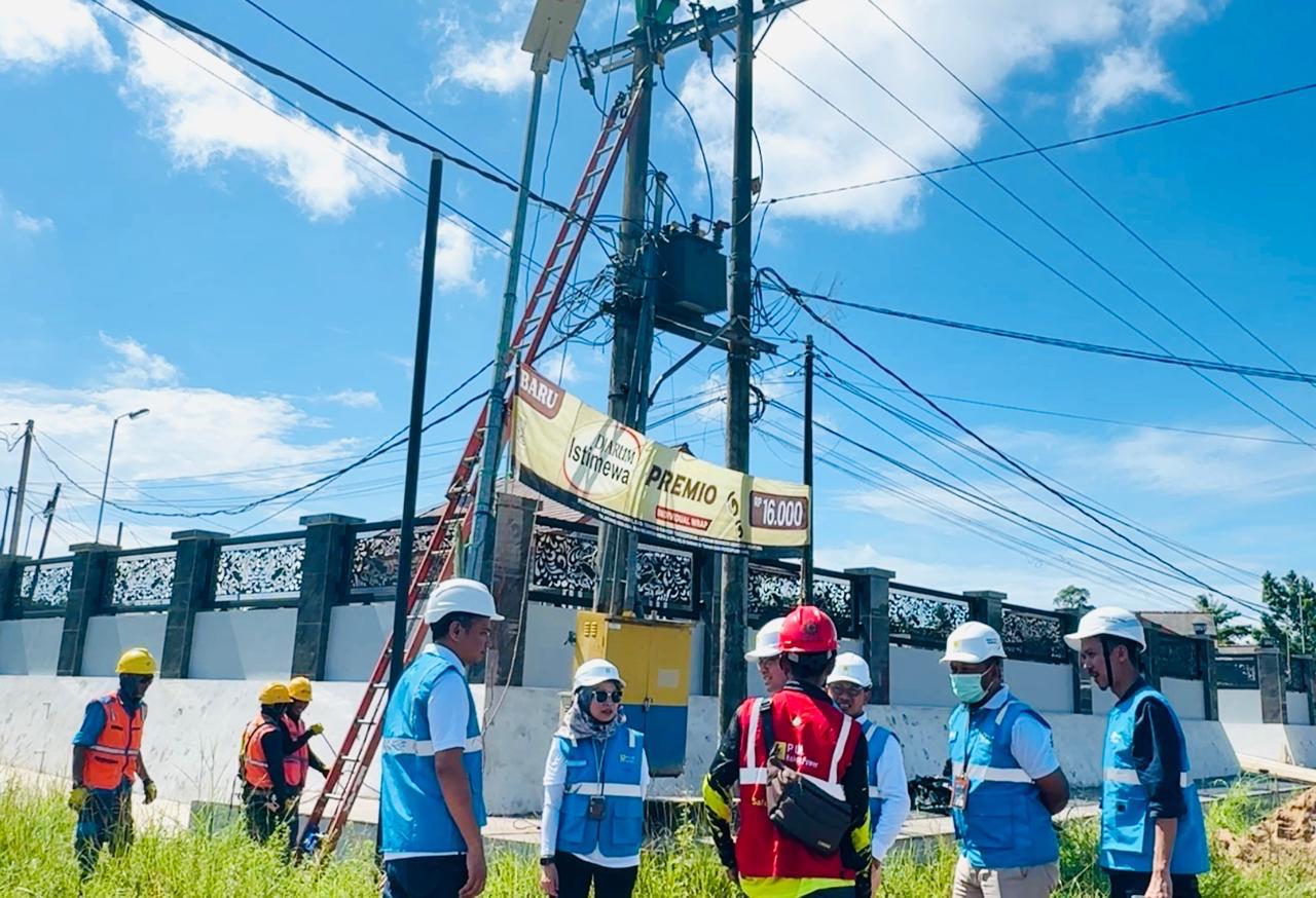 GM PLN Babel Gelar Sidak K3 di Lokasi Pekerjaan Jaringan Distribusi 20 kV