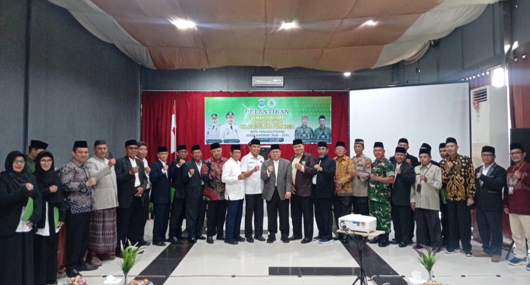 Dilantik, MUI Kota Pangkalpinang 2026 - 2031 Komitmen Berantas LGBT