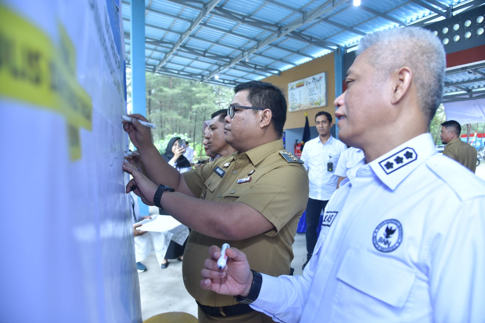 PJ Bupati Haris Pimpin Deklarasi Anti Narkoba