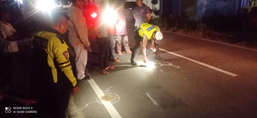 Tabrakan 3 Motor di Simpang Katis, 1 Pengendara Tewas