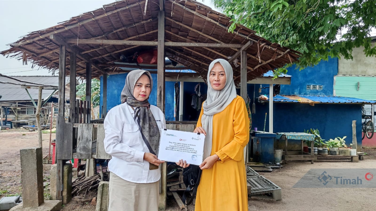 Turut Melestarikan Seni Budaya, PT Timah Tbk Bantu Sanggar Seni Setunak Gema