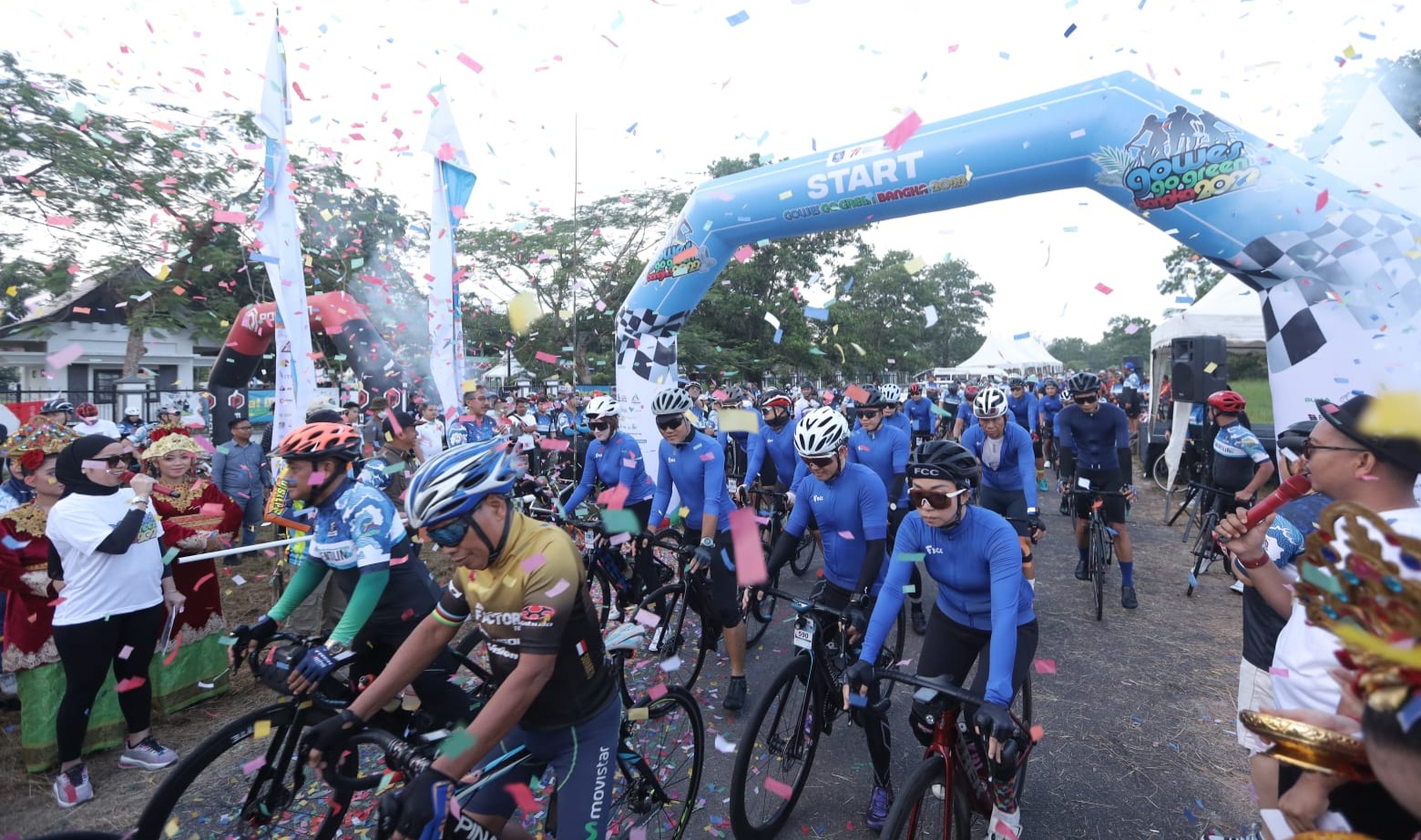 Pesepeda Kagumi Alam Babel, 781 Peserta Meriahkan Gowes Go Green Bangka