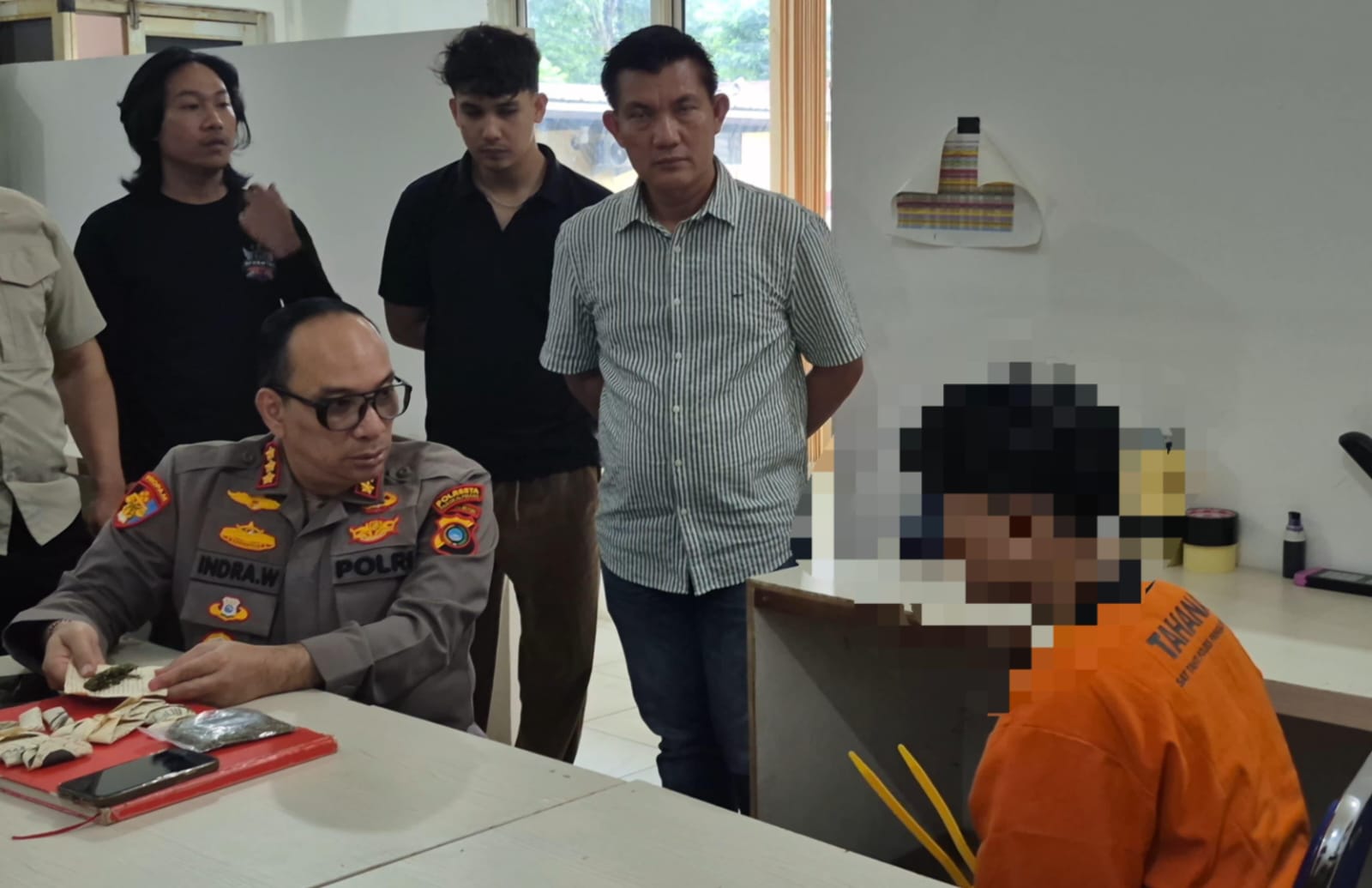 2 Pria Ditangkap dalam Sehari, Polresta Pangkalpinang Sita Ganja Hampir 118 Gram