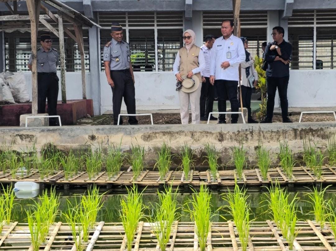 Melati, Anggota Komisi XIII DPR RI Puji Langkah Ketahanan Pangan Lapas Pangkalpinang