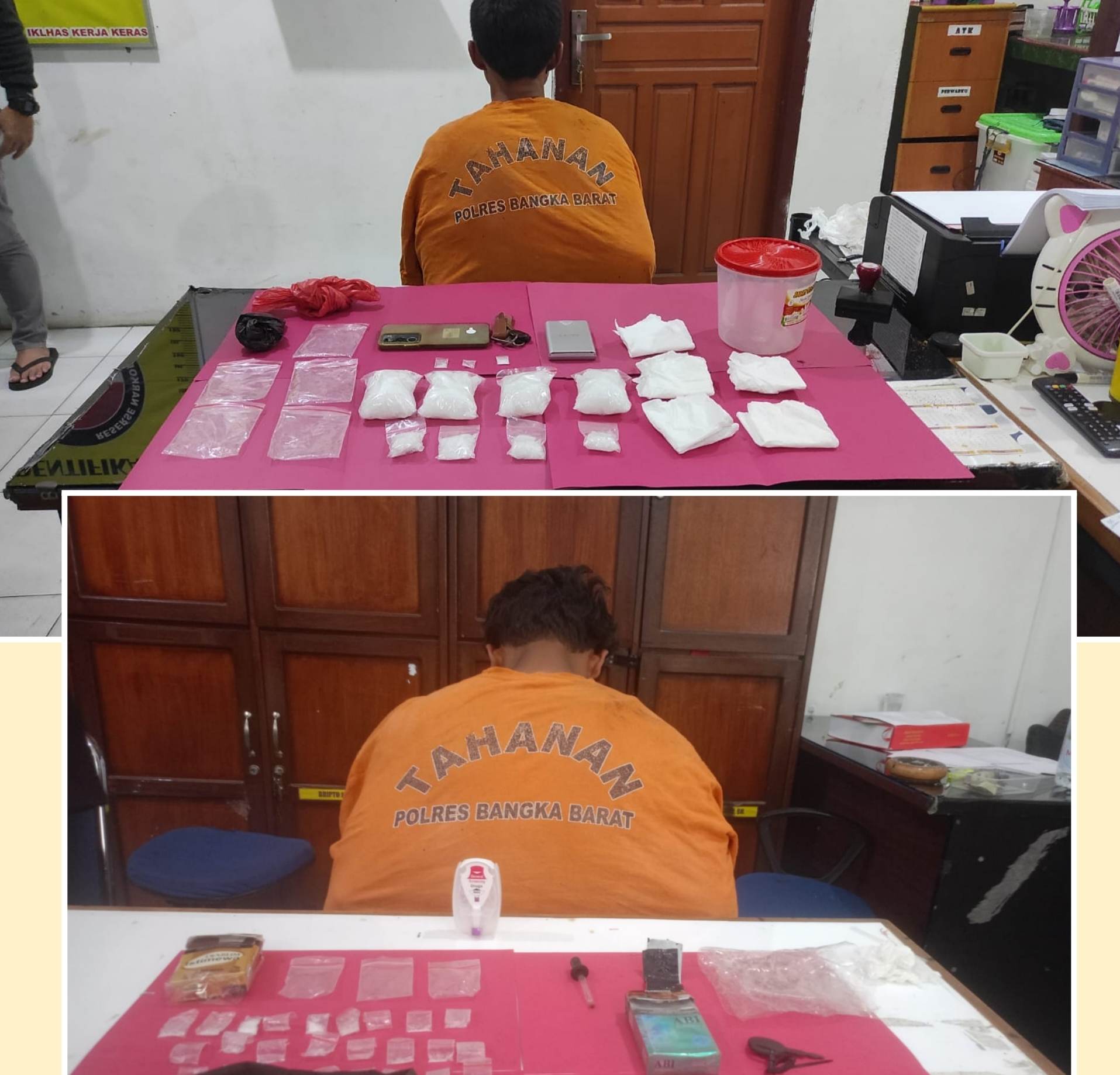 Setengah Kilo Sabu Nyaris Beredar di Bangka Barat