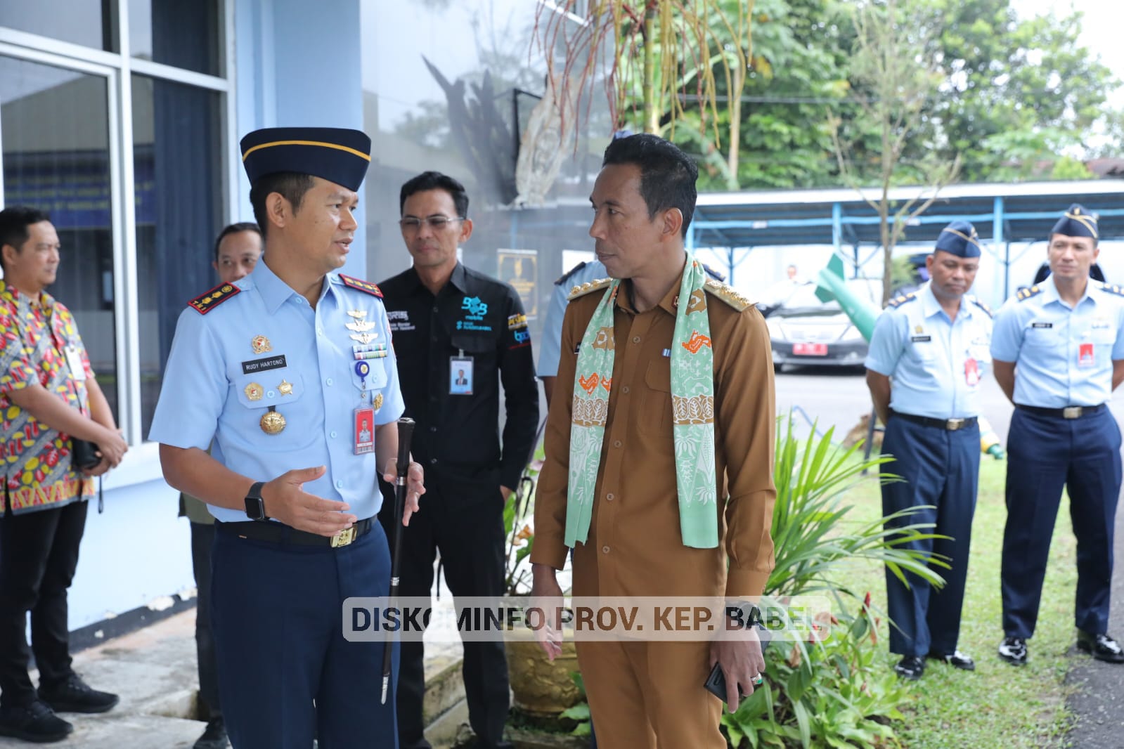 Pj. Gubernur Kunjungi Lanud H.AS Hanandjoeddin, Danlanud Mohon Pamit