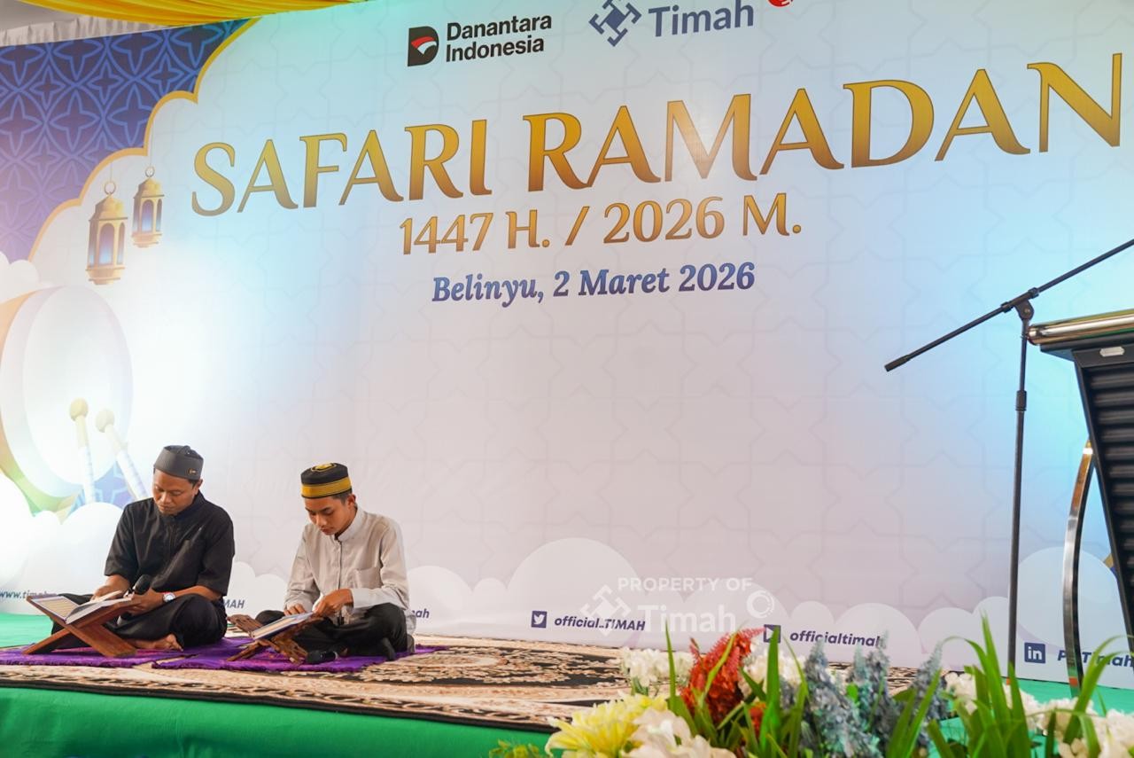 PT Timah Dukung Ketahanan Pangan Warga di Bulan Ramadan Lewat Bantuan Sembako 
