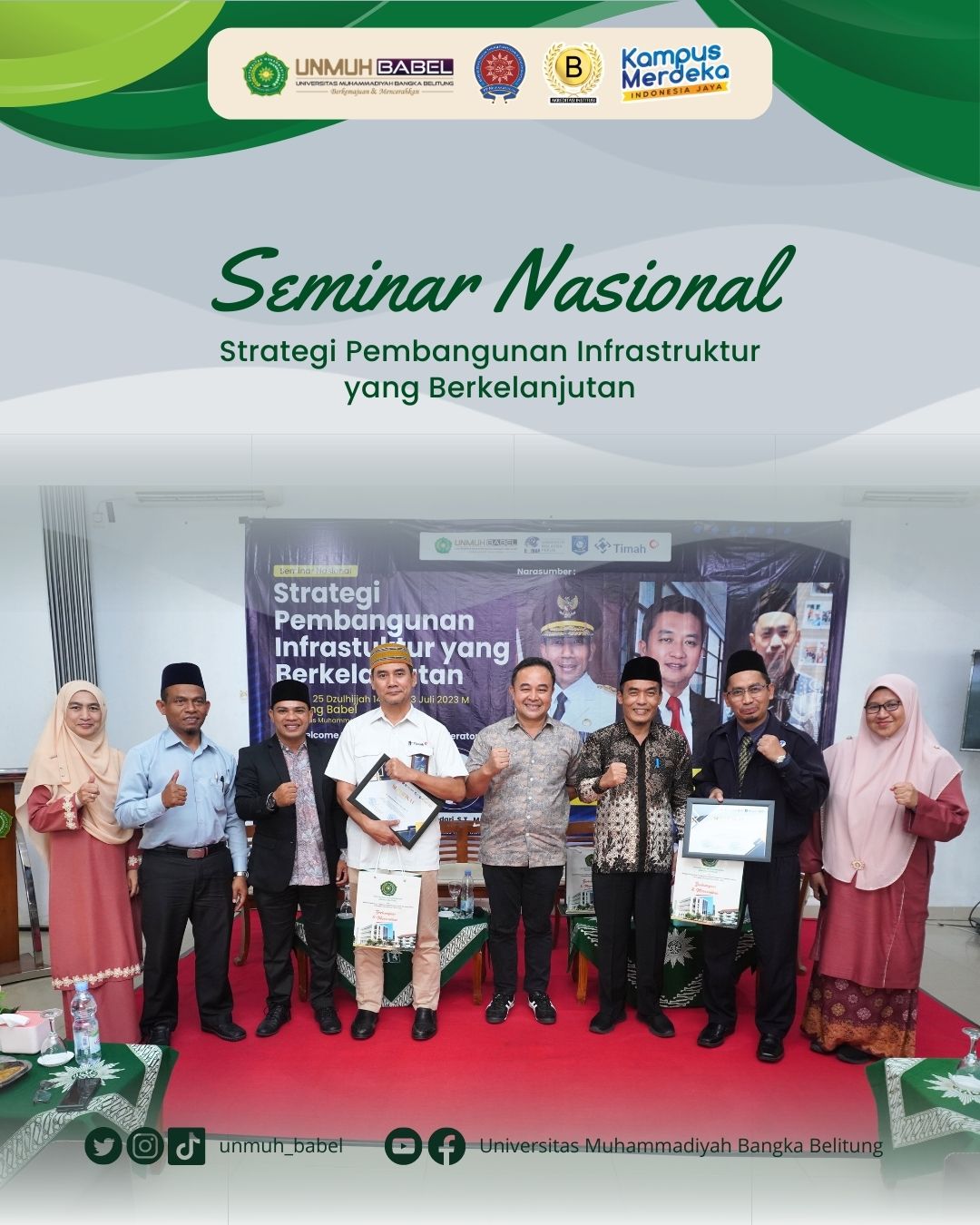 UnMuh Bahas Pembangunan Berkelanjutan Babel Dalam Seminar Nasional 