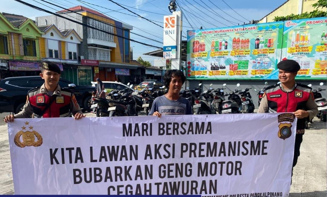 Polresta Pangkalpinang Gencarkan Sosialisasi Berantas Aksi Premanisme dan Geng Motor
