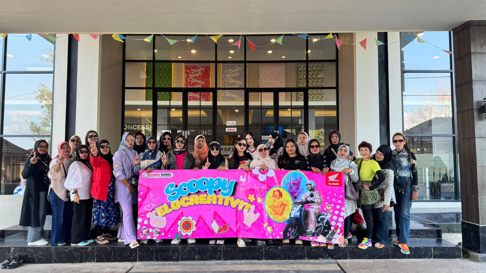 “Scoopy Velocreativity” Warnai Jalanan Tanjungpandan, Komunitas & Konsumen Tunjukkan Gaya dan Kreativitas!