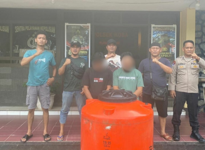 2 Pelaku Pencurian di TPU Koba Diamanakan Polisi