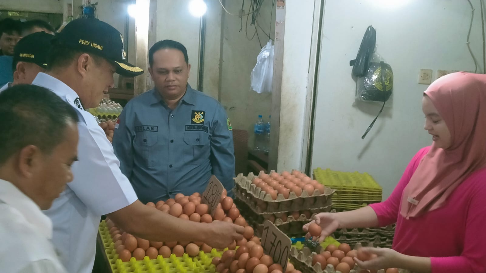 Forkompinda Bangka Pantau Sembako di Pasar Kite Sungailiat 