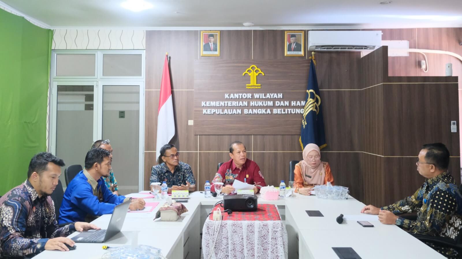 Kemenkumham Babel Lakukan Wawancara Kepada 42 Kades/Lurah dalam Seleksi Tingkat Provinsi PJA AWARD 2024