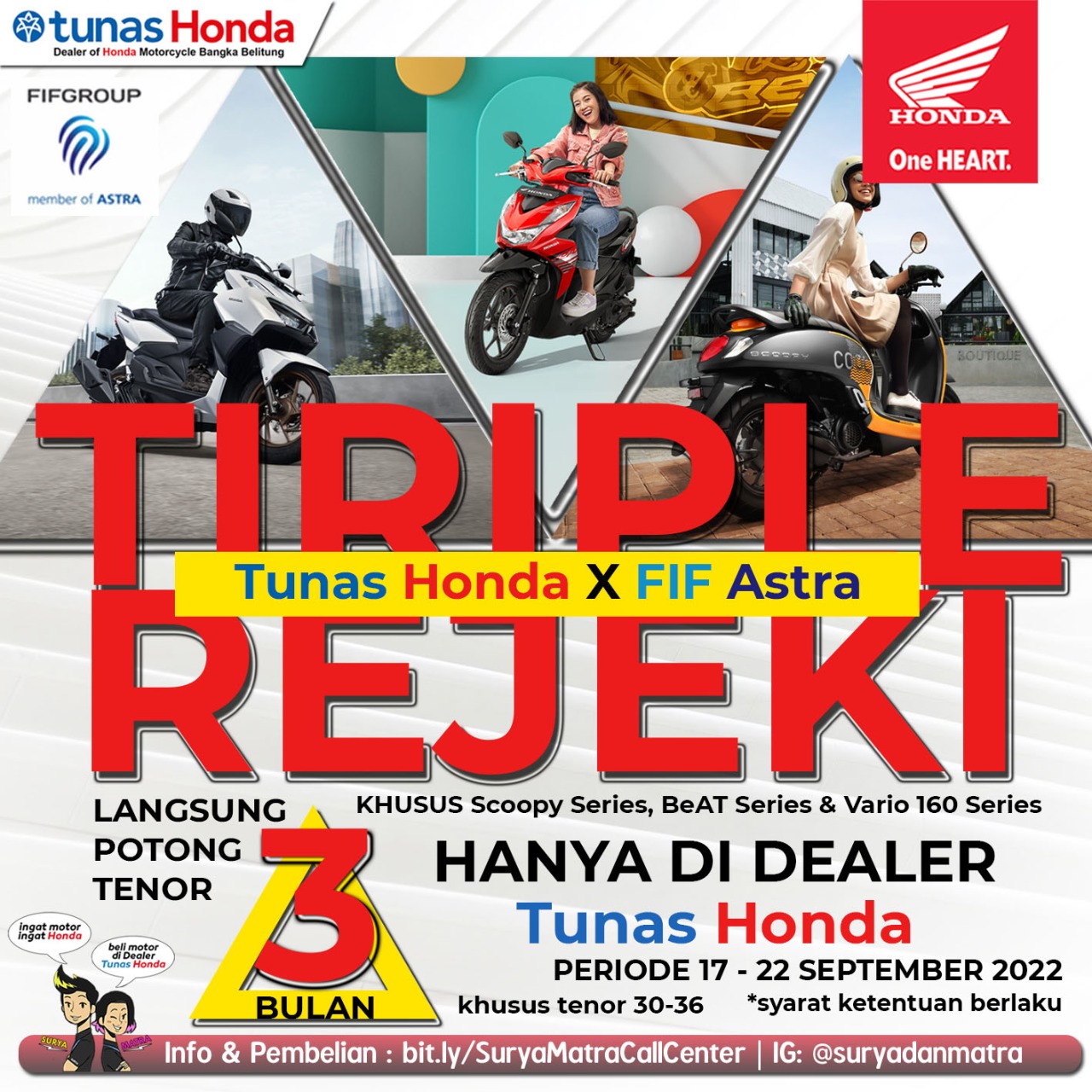Triple Rejeki Honda, FIF Program Potong Tenor