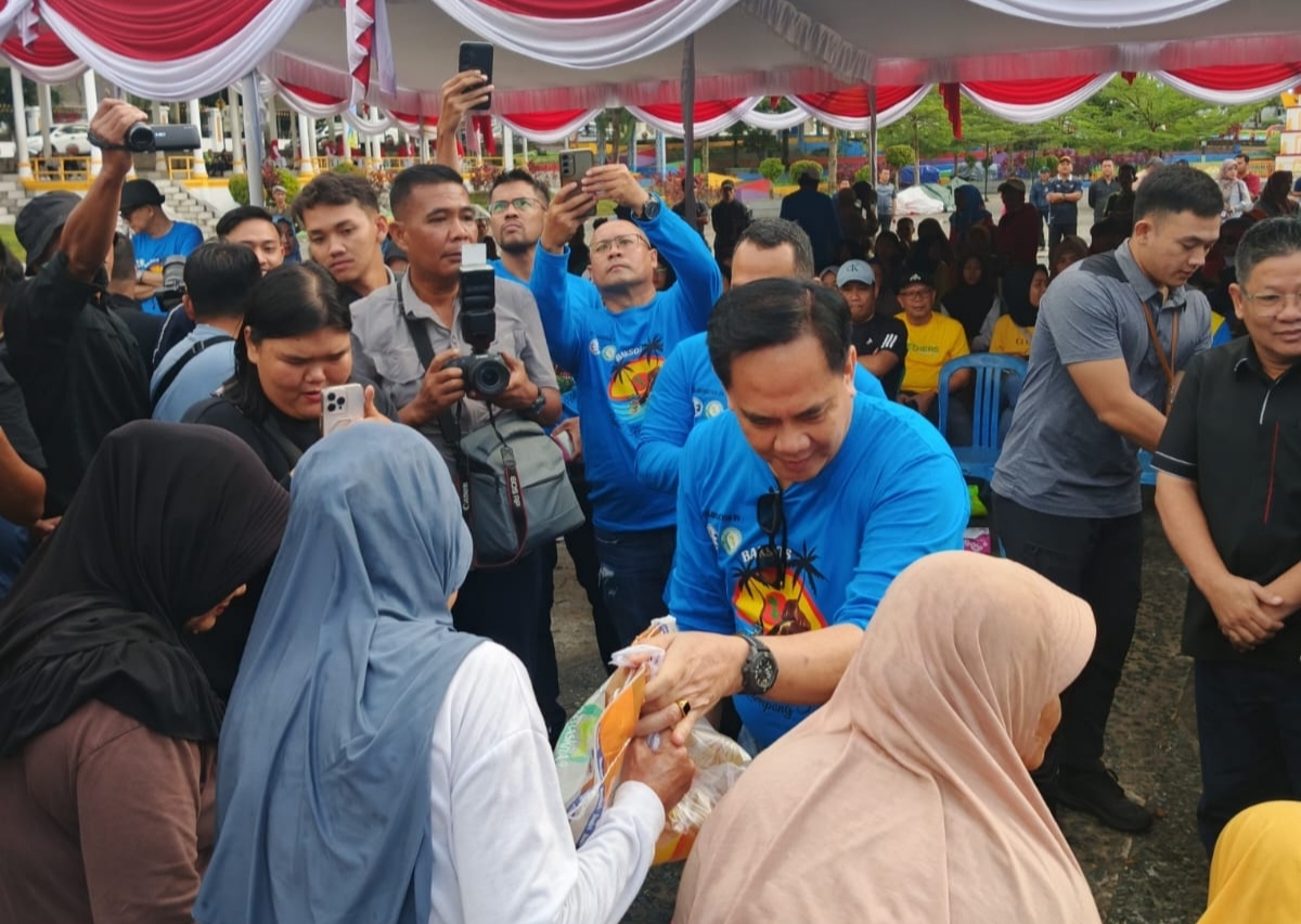 IKM Babel 'Balik Kampung' Salurkan  14 Ton Beras