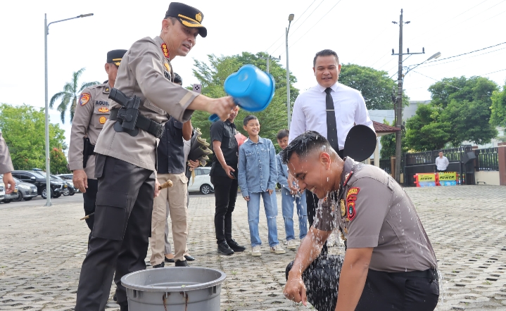 Selamat!!! 77 Personel Polresta Pangkalpinang Naik Pangkat, Ini Pesan Kapolresta Kombes Pol Gatot Yulianto