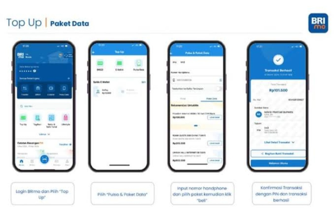 BRImo Memudahkan Hidup, Beli Paket Internet Jadi Semakin Mudah 