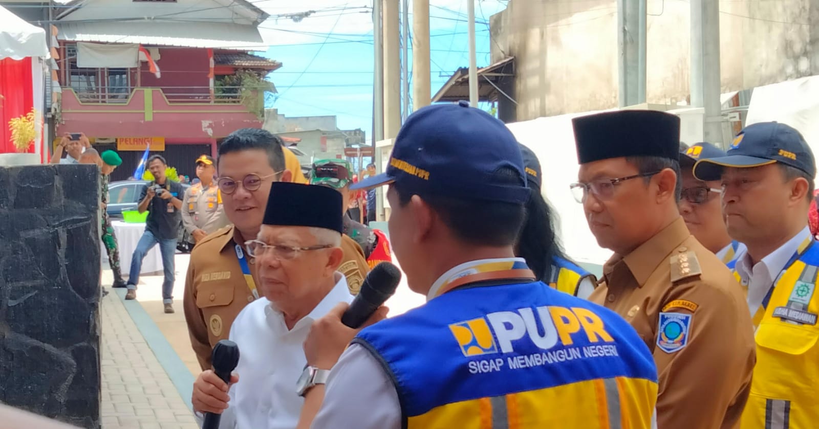 Pasar Toboali dan Jalan Inpres yang dibangun Pemerintah, Wapres Sebutkan  Ini 