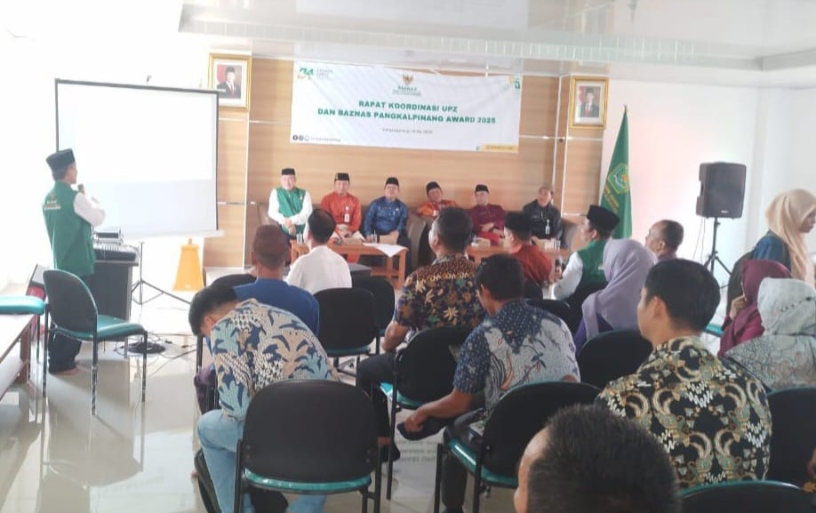 Buka Rakor UPZ, Agus Fendi Sebut Terkendala Penarikan Zakat 2,5 Persen