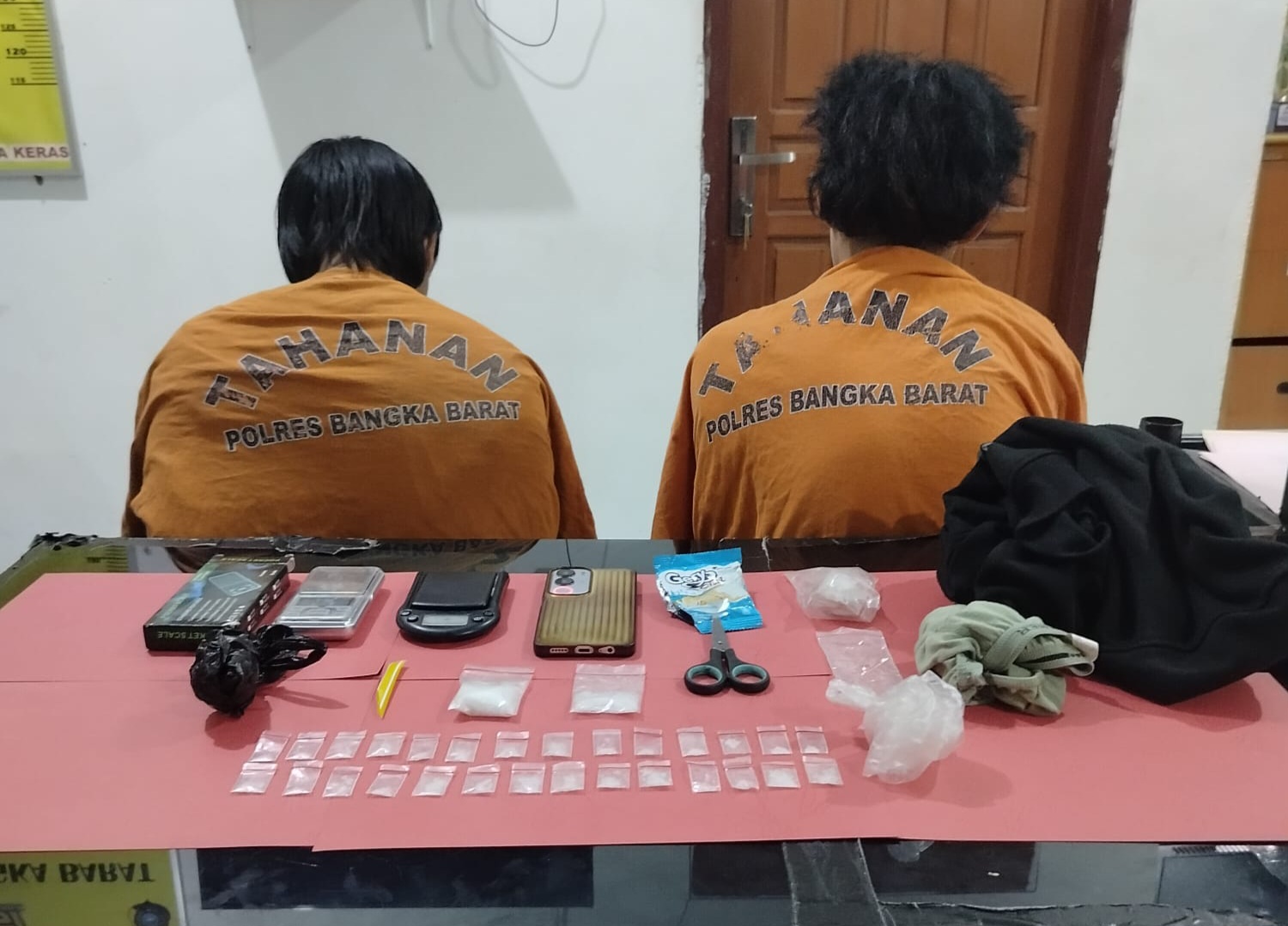 Dua Pengedar Sabu di Mentok Tertangkap, Salah Satunya Remaja 15 Tahun 