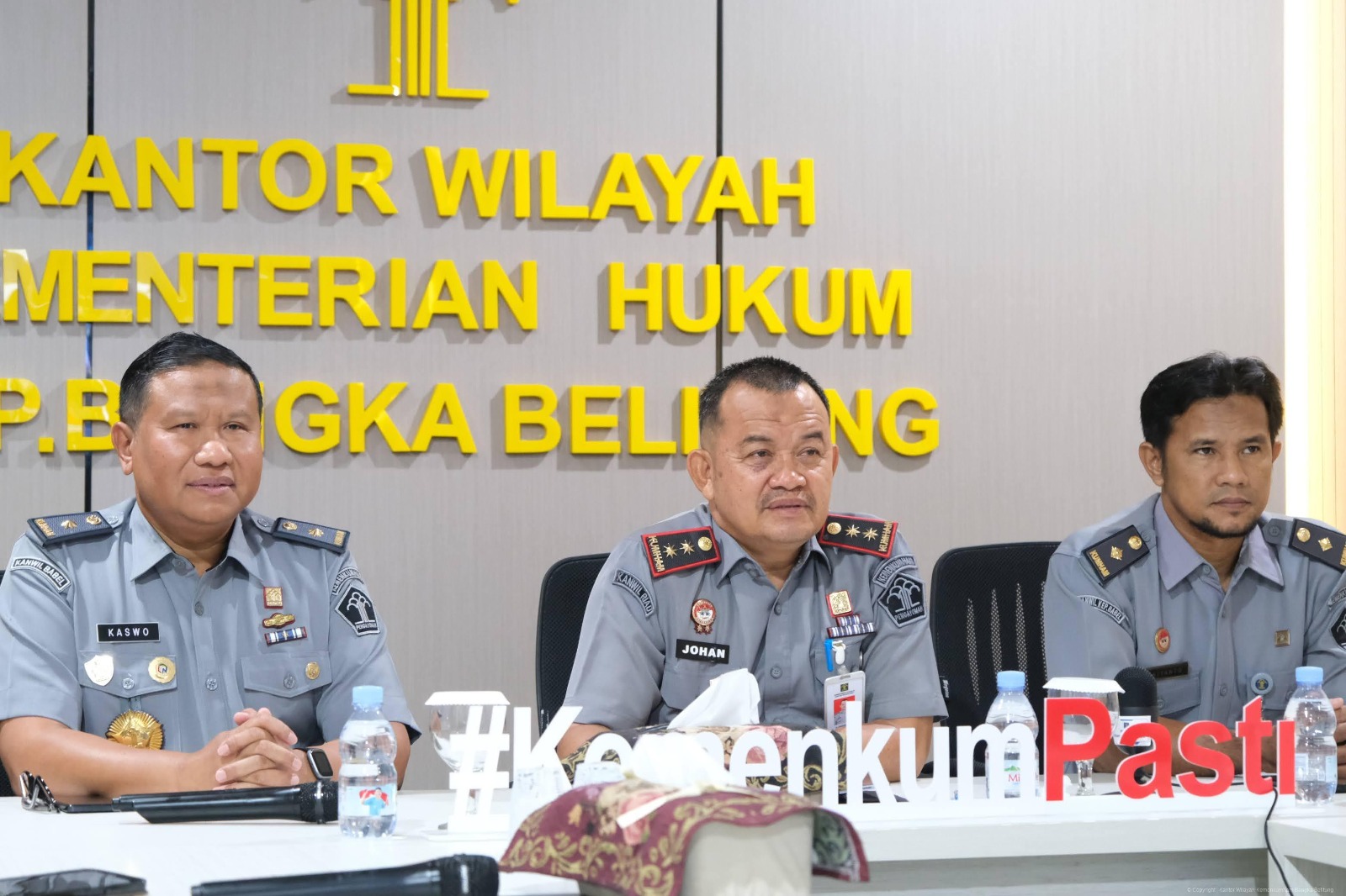 Kanwil Kemenkum Babel Ikuti Peresmian Posbankum dan Pembukaan Pelatihan Paralegal di Maluku Utara