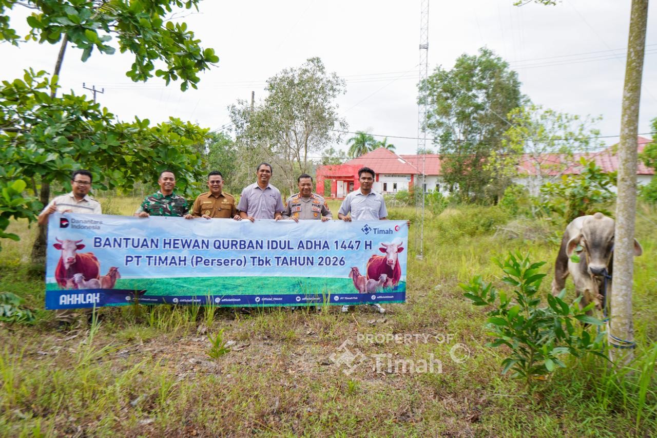 PT Timah Berbagi Hewan Kurban, Warga Bangka Selatan Rasakan Hangatnya Iduladha