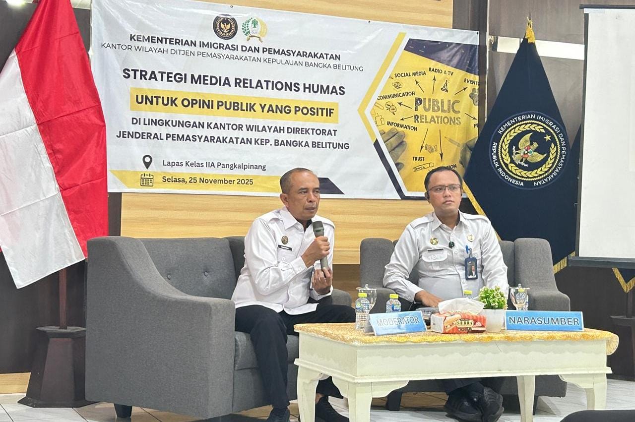 Humas Lapas Pangkalpinang Siap Gaungkan Citra Positif Lewat Strategi Media Relations