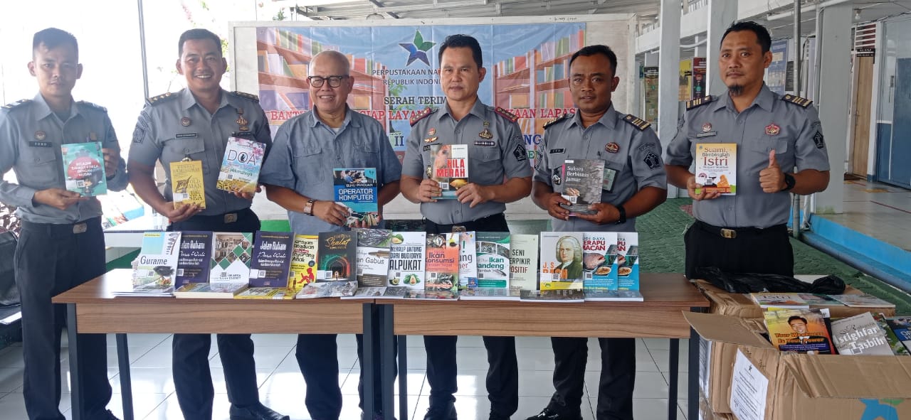 Perpustakaan Lapas Pangkalpinang Terima Bantuan Buku Siap Layan dari Perpusnas RI