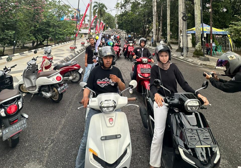 Puluhan Komunitas IMHB Semarakkan Launching New Honda Stylo 160