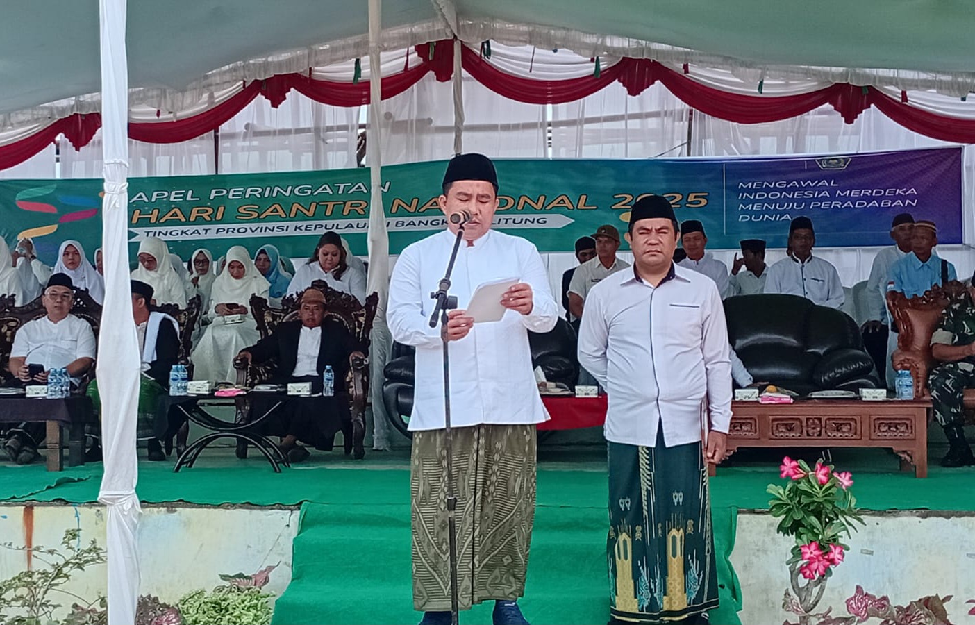 Di Hari Santri 2025, Kemenag Babel Sampaikan Kabar Gembira Bagi Ponpes