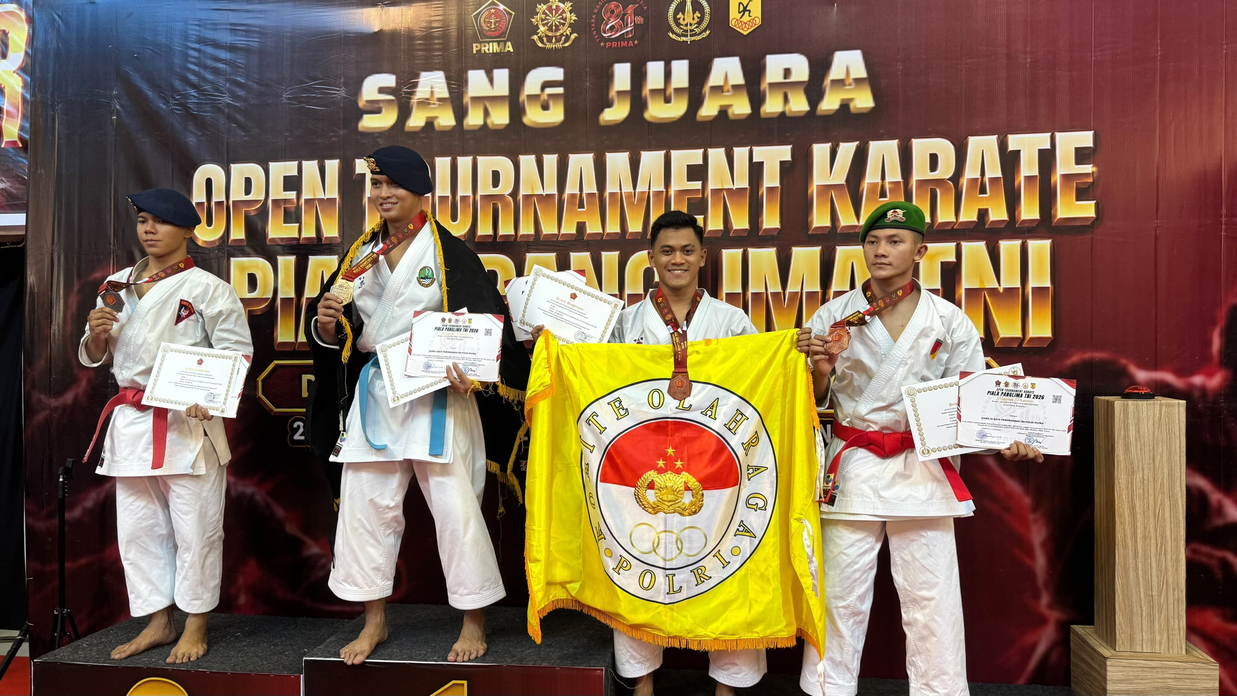 Bripda Arenry Bawa Nama Polresta Pangkalpinang Naik Podium Kejurnas Piala Panglima TNI