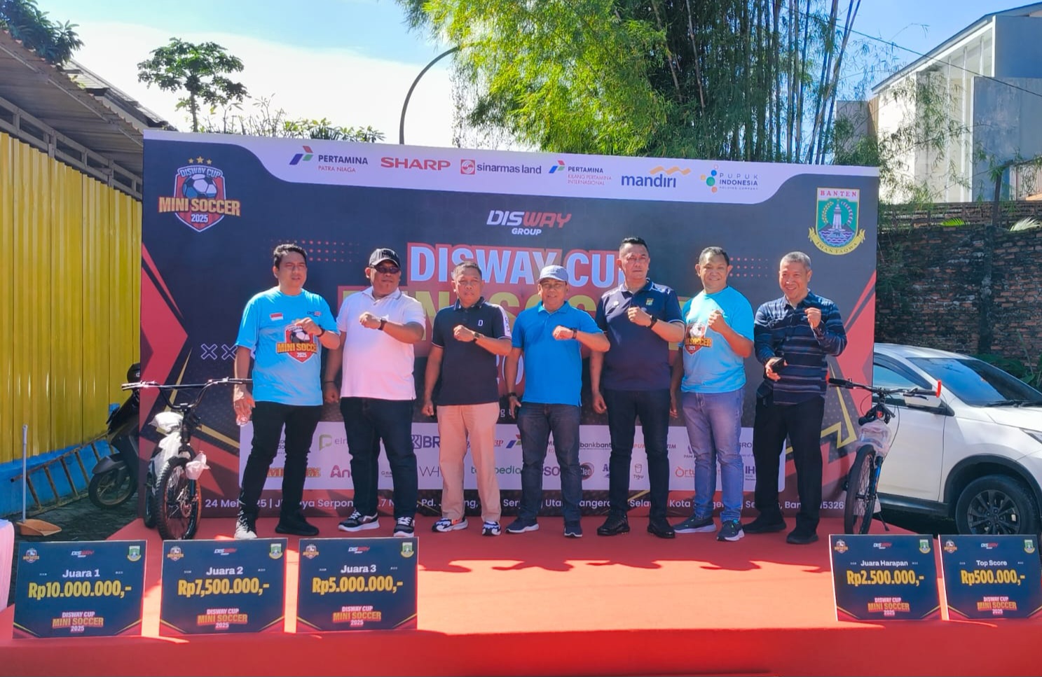 Wartawan Jadetabek Ramaikan Minisoccer Disway Cup 2025
