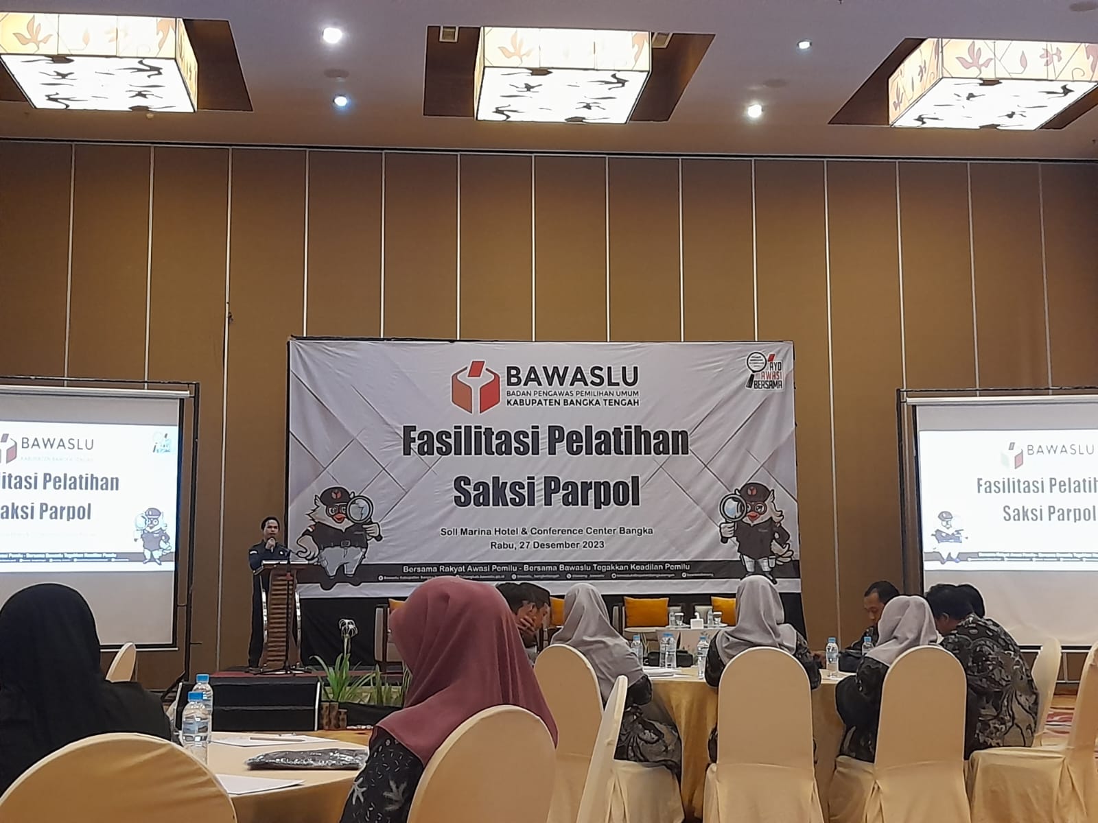 Bawaslu Bateng Gelar Pelatihan Saksi Parpol, Tamimi : Pilih Saksi Jangan Asal Comot