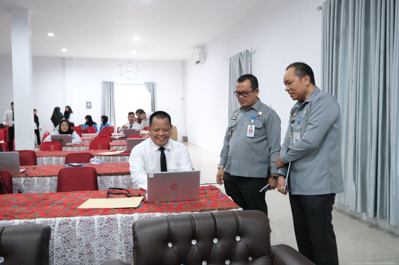 Kanwil Kemenkum Bangka Belitung Ikuti Penyampaian Feedback Hasil Penilaian Kompetensi