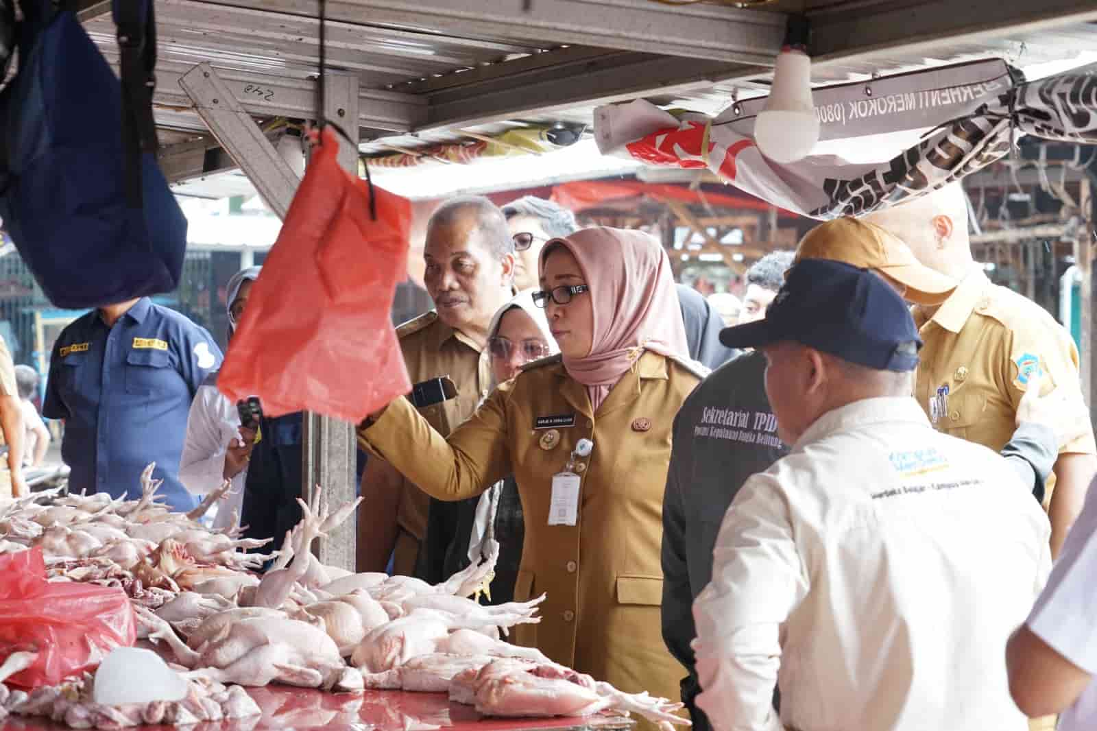 Pj Wako Lusje Cek Stok Sembako, Kendalikan Inflasi Jelang Nataru