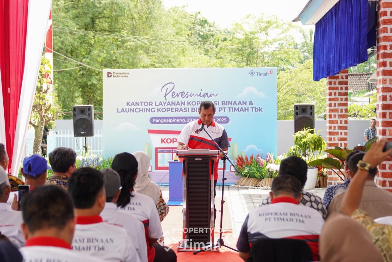 PT TIMAH Tbk Resmikan Kantor Layanan Koperasi Binaan untuk Perkuat Kemitraan Tambang dan Ekonomi Lokal