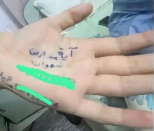  Tertulis Nama di Telapak Tangan Anak-anak Palestina di Gaza, Siap Syahid