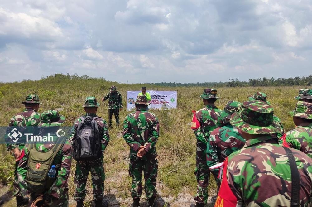 Rehabilitasi DAS di Kawasan Gunung Sepang, PT TAM dan Korem 045 Gaya Tanam 66.000 Pohon 