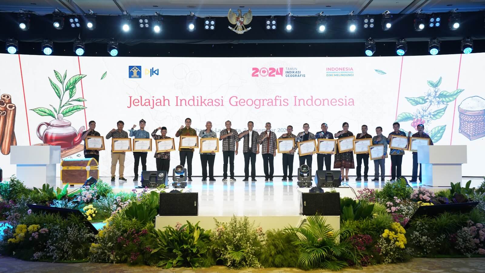 Penutupan Tahun IG 2024 & Launching Tahun Hak Cipta & Desain Industri 2025: DJKI Catat Kenaikan Permohonan