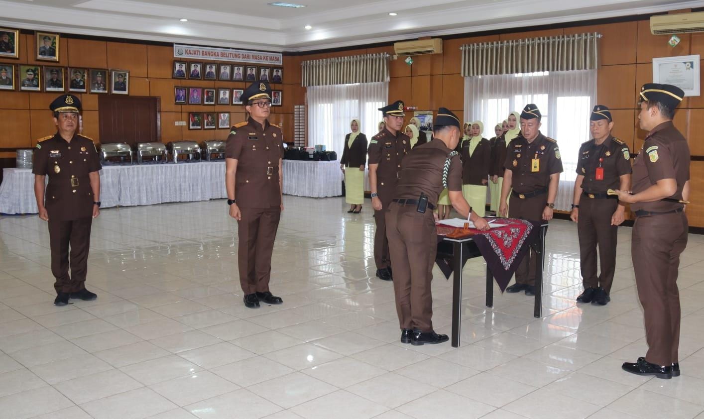 Hari Wibowo Dilantik Jadi Wakajati Bangka Belitung