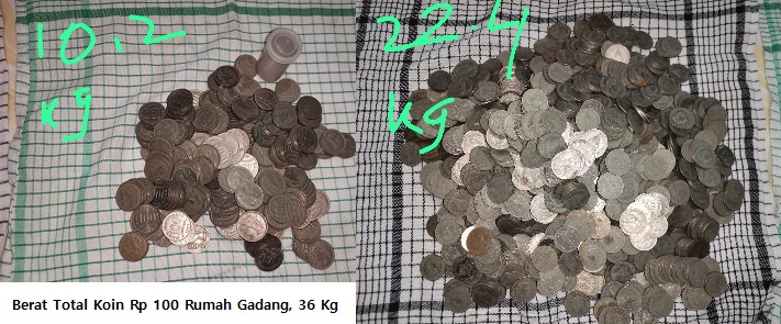   Warga Pangkalpinang Tantang Kolektor yang Cari   Duit Rp 100 'Rumah Gadang', ''Saya Ada 32,6 Kg'' 