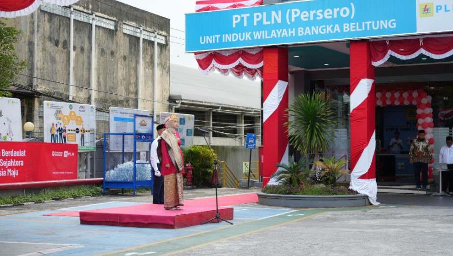 PLN UIW Babel Gelar Upacara HUT ke-80 RI, Teguhkan Semangat Pengabdian untuk Negeri
